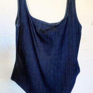 Naked Wardrobe Dark Blue Bodysuit